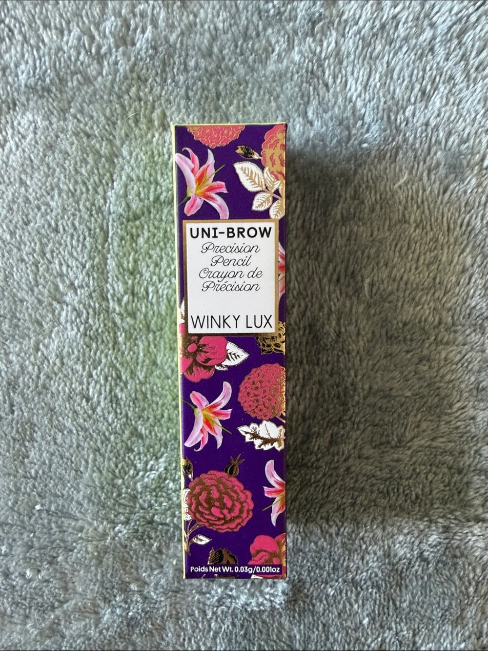 WINKY LUX Uni-Brow Precision Pencil — Purple Floral Packaging